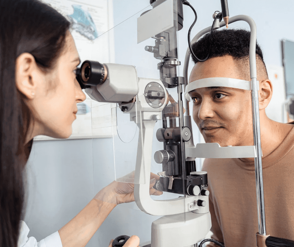 Exame para detectar inflamação óptica